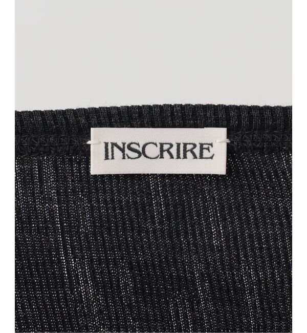 journal standard L'essage「【INSCRIRE /アンスクリア】Plating Rib Layered Tee：カットソー」|Tシャツ・カットソー|
