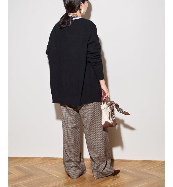 journal standard L'essage「ラクーンMIX Vネックカーディガン」|カーディガン|