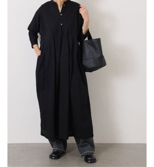 journal standard luxe「ローンレース ampleプルワンピース」|ワンピース|ブラック
