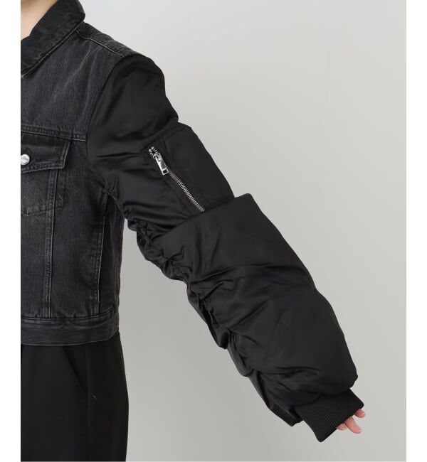 journal standard L'essage「【GANNI/ガニー】 Rigid Denim Mix Jacket」|デニムジャケット|