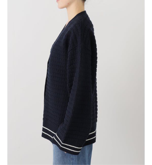 journal standard L'essage「【GANNI/ガニー】Cotton Wool Mix Boxy Cardigan：ニット」|カーディガン|