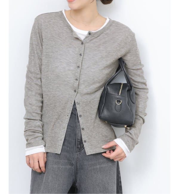 JOURNAL STANDARD relume「ウールミックス2WAYリブカーディガン」|カーディガン|グレーA