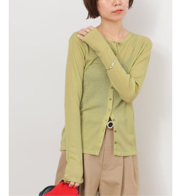 JOURNAL STANDARD relume「ウールミックス2WAYリブカーディガン」|カーディガン|グリーン B