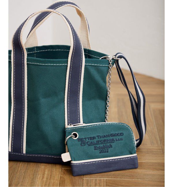 FRAMeWORK「【BETTER THAN GOOD/ベターザングッド】BICOLORED トートバッグ SMALL」|トートバッグ|グリーン