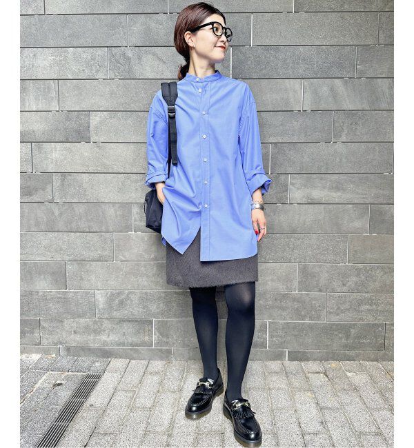 Spick and Span「クリアコットンスタンドカラーシャツ」|シャツ・ブラウス|