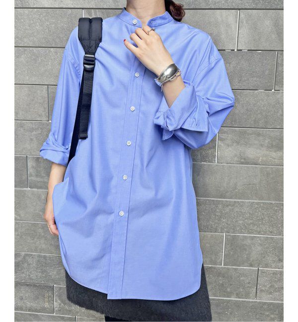 Spick and Span「クリアコットンスタンドカラーシャツ」|シャツ・ブラウス|