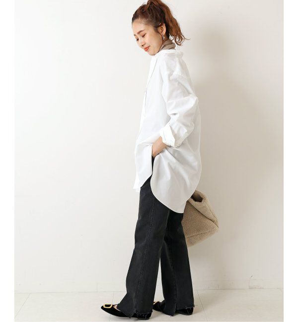 Spick and Span「クリアコットンスタンドカラーシャツ」|シャツ・ブラウス|