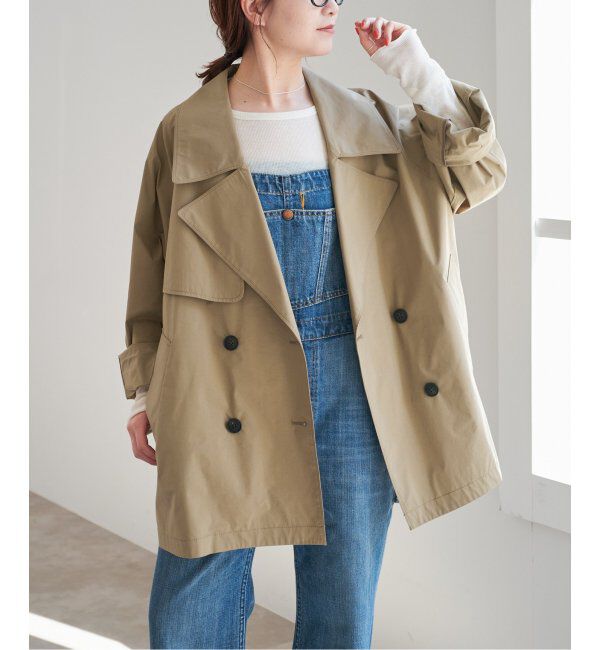 Spick and Span「C/Pミドル丈トレンチコート」|トレンチコート|