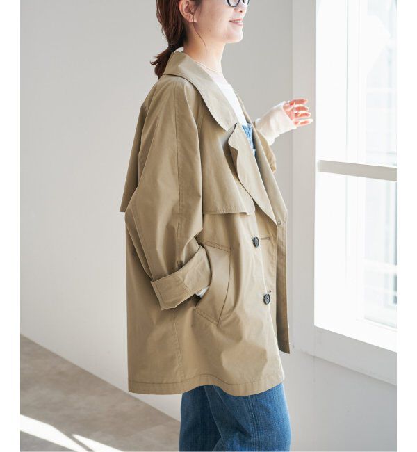 Spick and Span「C/Pミドル丈トレンチコート」|トレンチコート|