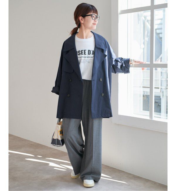 Spick and Span「C/Pミドル丈トレンチコート」|トレンチコート|
