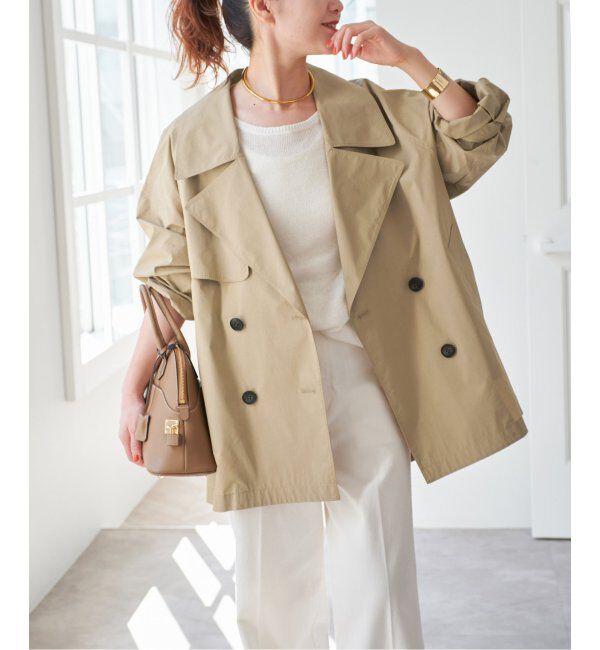 Spick and Span「C/Pミドル丈トレンチコート」|トレンチコート|