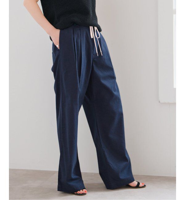 Spick and Span「コットンレーヨンドロストフレアパンツ」|その他|