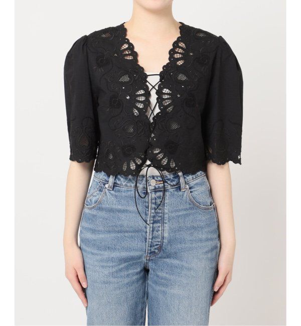 U by SPICK&SPAN「《追加》刺繍ブラウス」|シャツ・ブラウス|