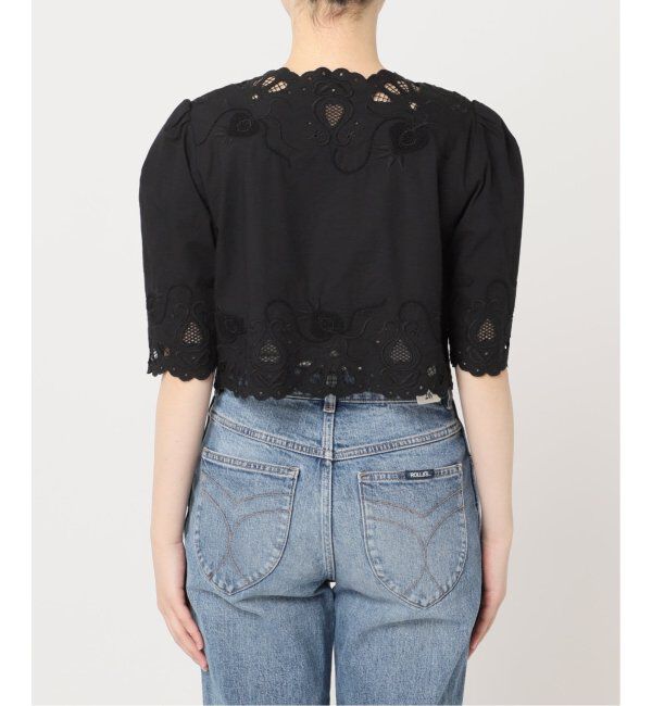 U by SPICK&SPAN「《追加》刺繍ブラウス」|シャツ・ブラウス|