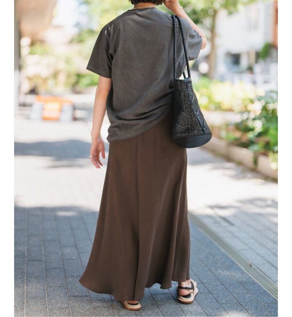 Spick and Span「ウォッシャブルキュプラフレアスカート」|スカート|