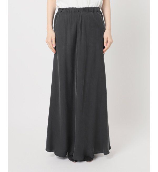 Spick and Span「ウォッシャブルキュプラフレアスカート」|スカート|