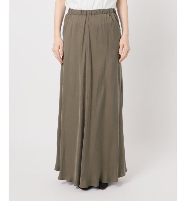 Spick and Span「ウォッシャブルキュプラフレアスカート」|スカート|