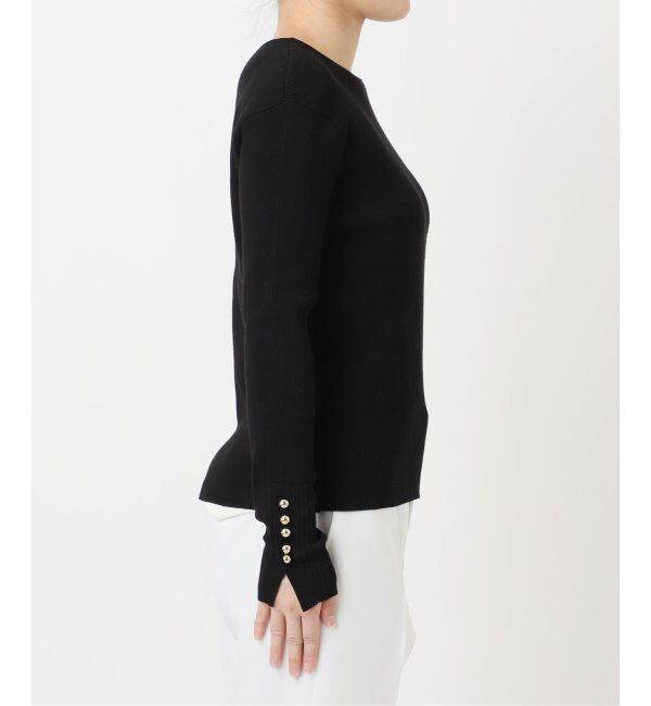 NOBLE「ボタンディテールタイトリブニット」|ニット・セーター|