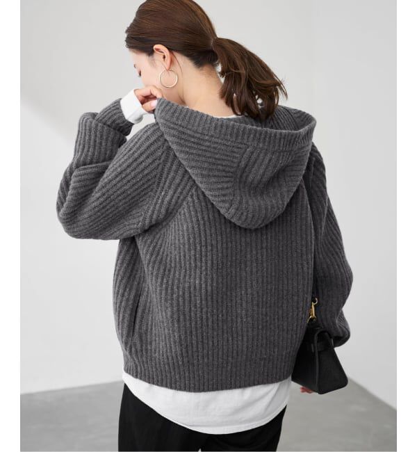 FRAMeWORK「WOOLフードカーディガン」|カーディガン|