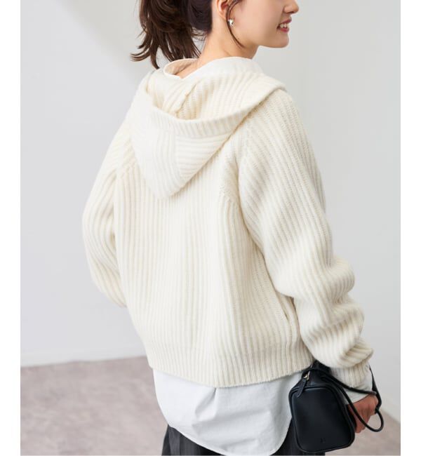 FRAMeWORK「WOOLフードカーディガン」|カーディガン|