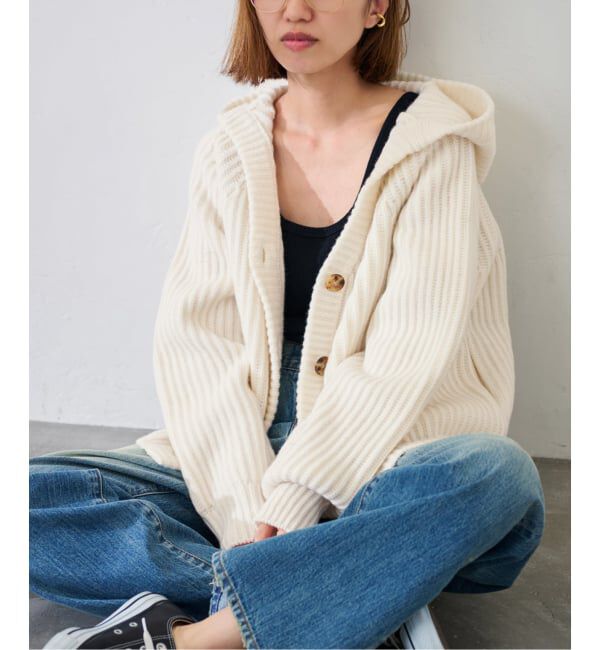 FRAMeWORK「WOOLフードカーディガン」|カーディガン|