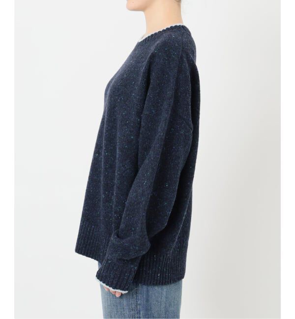 Spick and Span「《追加》ロゴインターシャニット」|ニット・セーター|