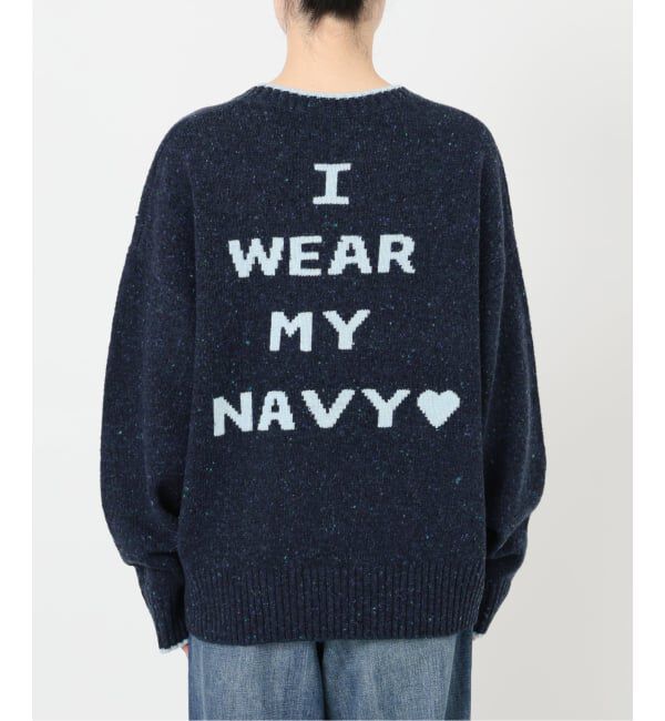 Spick and Span「《追加》ロゴインターシャニット」|ニット・セーター|