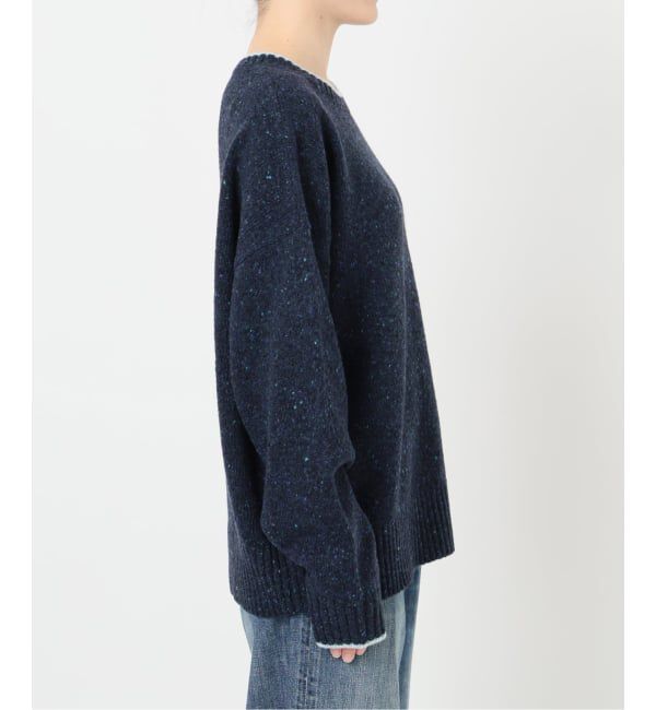 Spick and Span「《追加》ロゴインターシャニット」|ニット・セーター|