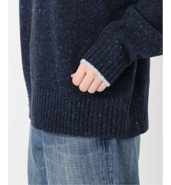 Spick and Span「《追加》ロゴインターシャニット」|ニット・セーター|