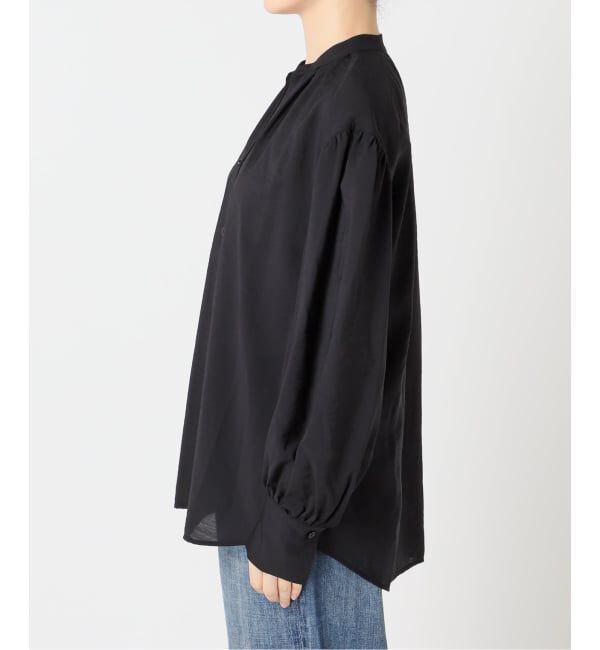 Spick and Span「《一部店舗+WEB限定》袖ボリュームスキッパーブラウス」|シャツ・ブラウス|