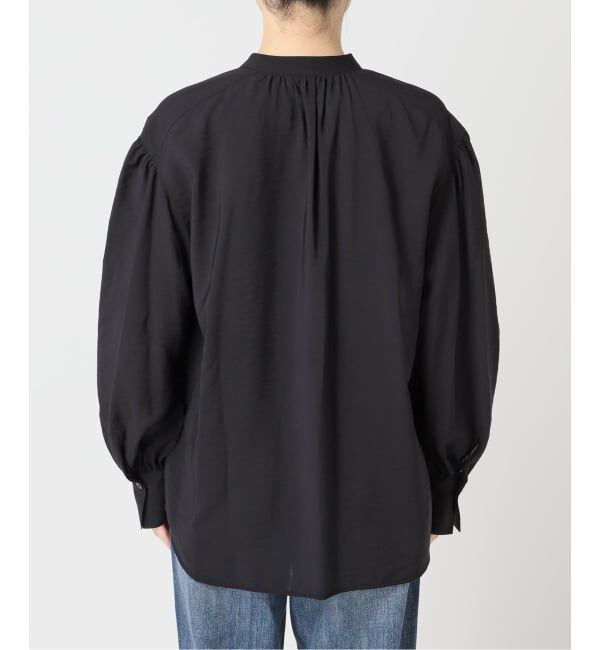 Spick and Span「《一部店舗+WEB限定》袖ボリュームスキッパーブラウス」|シャツ・ブラウス|