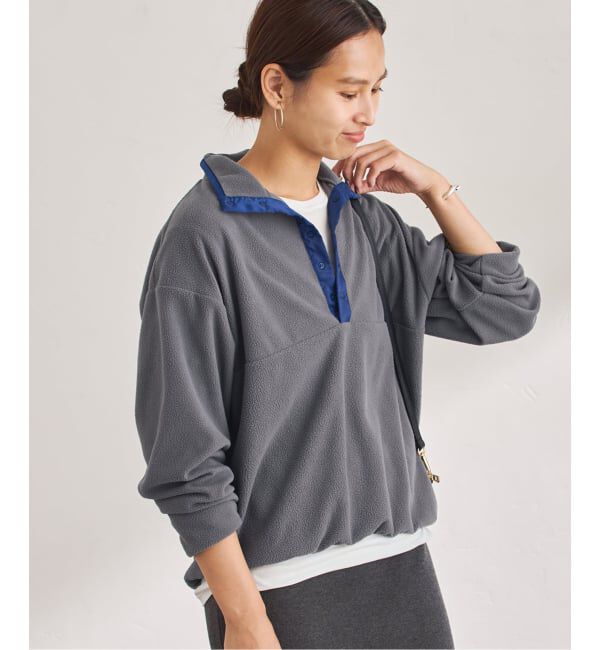 FRAMeWORK「ライトフリーススナップT」|Tシャツ・カットソー|