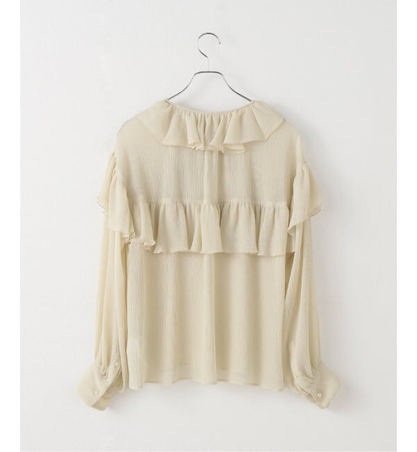 Spick and Span「フリル楊柳ブラウス」|シャツ・ブラウス|
