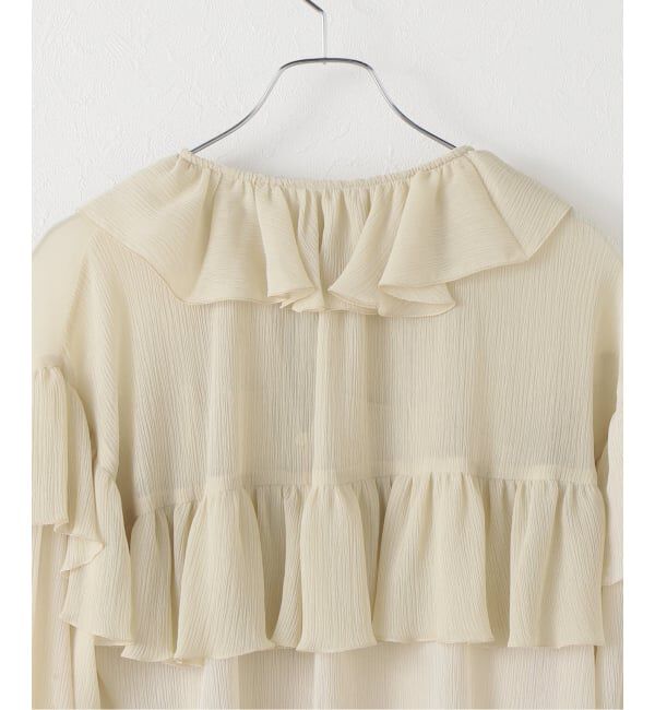 Spick and Span「フリル楊柳ブラウス」|シャツ・ブラウス|