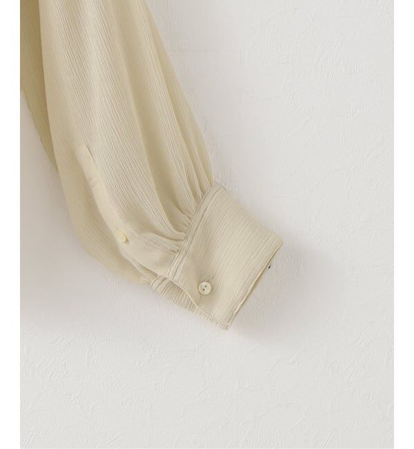 Spick and Span「フリル楊柳ブラウス」|シャツ・ブラウス|