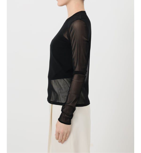 NOBLE「《追加予約》スキンチュールロングTシャツ」|Tシャツ・カットソー|