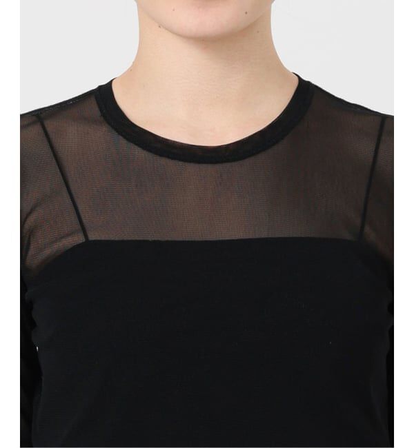 NOBLE「《追加予約》スキンチュールロングTシャツ」|Tシャツ・カットソー|