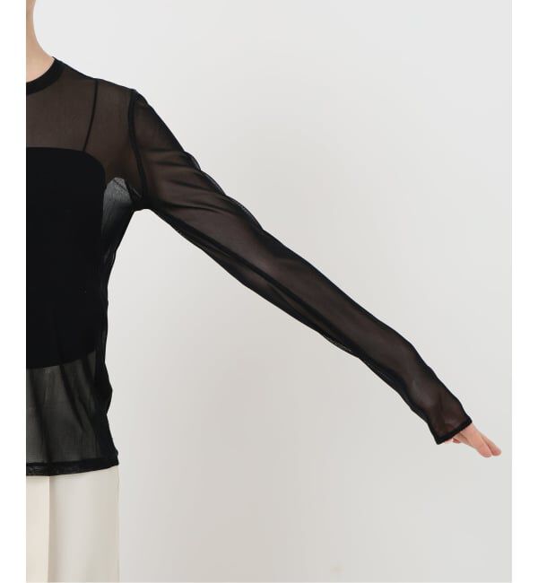 NOBLE「《追加予約》スキンチュールロングTシャツ」|Tシャツ・カットソー|