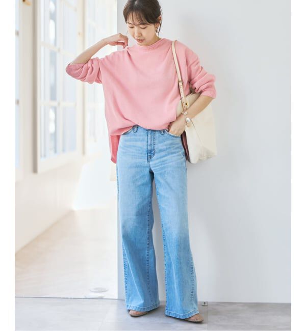 Spick and Span「《予約》バルキーヤーンルーズボートネックニット」|ニット・セーター|