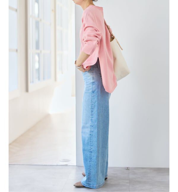 Spick and Span「《予約》バルキーヤーンルーズボートネックニット」|ニット・セーター|