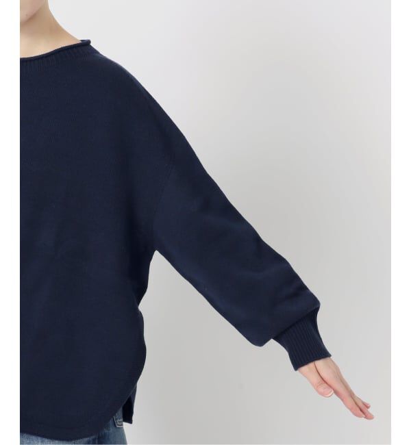 Spick and Span「《予約》バルキーヤーンルーズボートネックニット」|ニット・セーター|