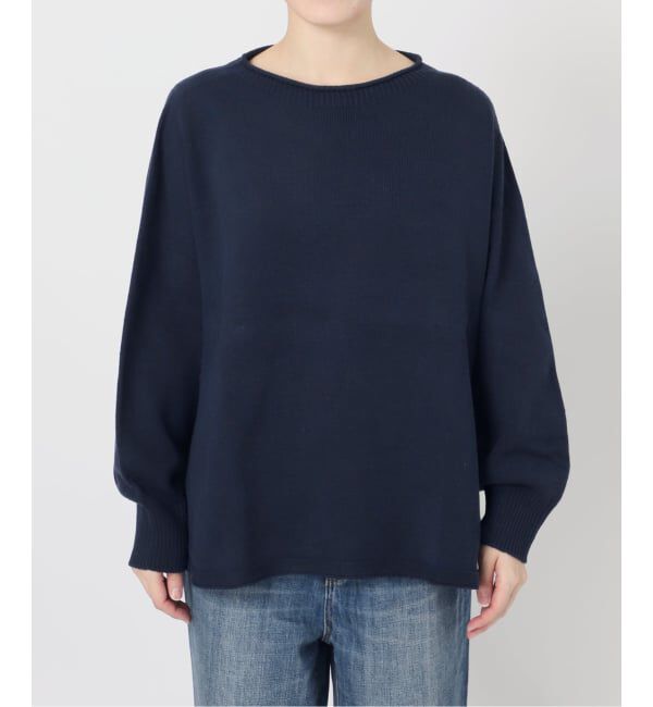 Spick and Span「《予約》バルキーヤーンルーズボートネックニット」|ニット・セーター|