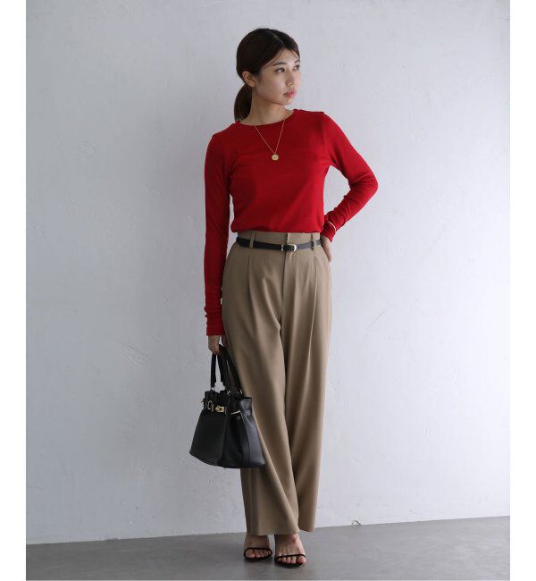  「ウールテレコクルーネックカットソー」|Tシャツ・カットソー|