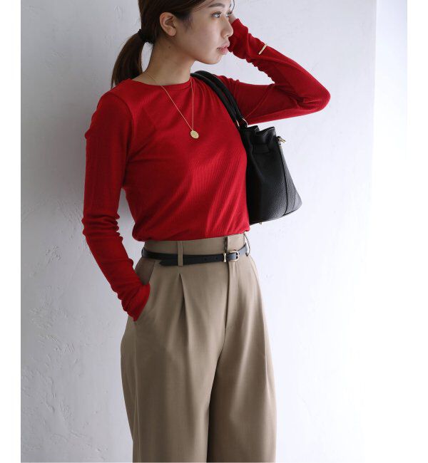  「ウールテレコクルーネックカットソー」|Tシャツ・カットソー|