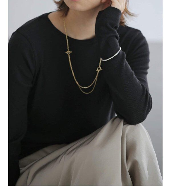  「ウールテレコクルーネックカットソー」|Tシャツ・カットソー|