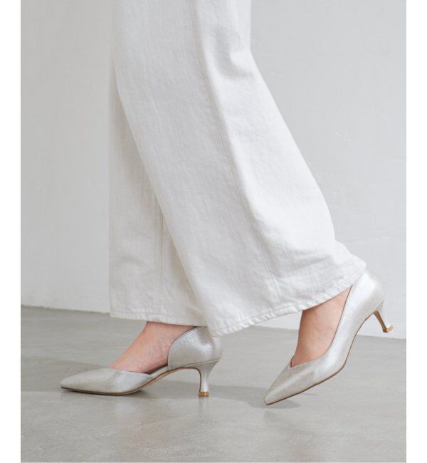  「5.5cmVカットサイドオープン」|パンプス|