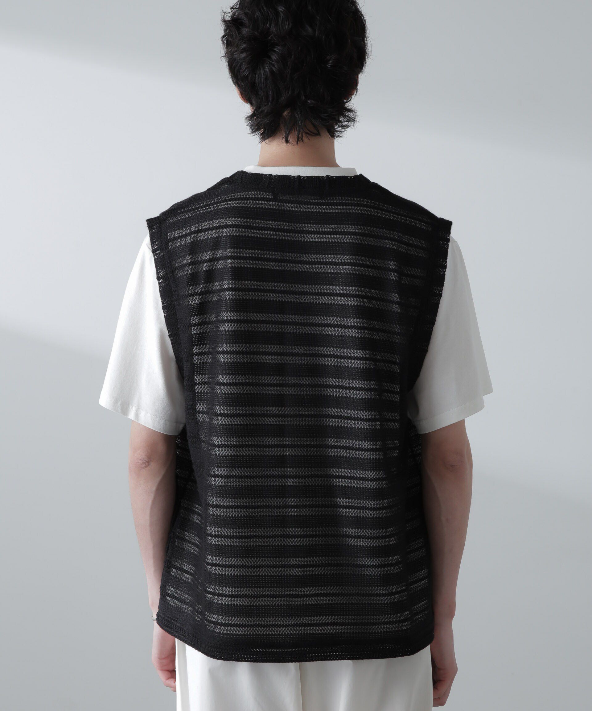 nano･universe「かぎ針アンサンブルTシャツ」|Tシャツ・カットソー|