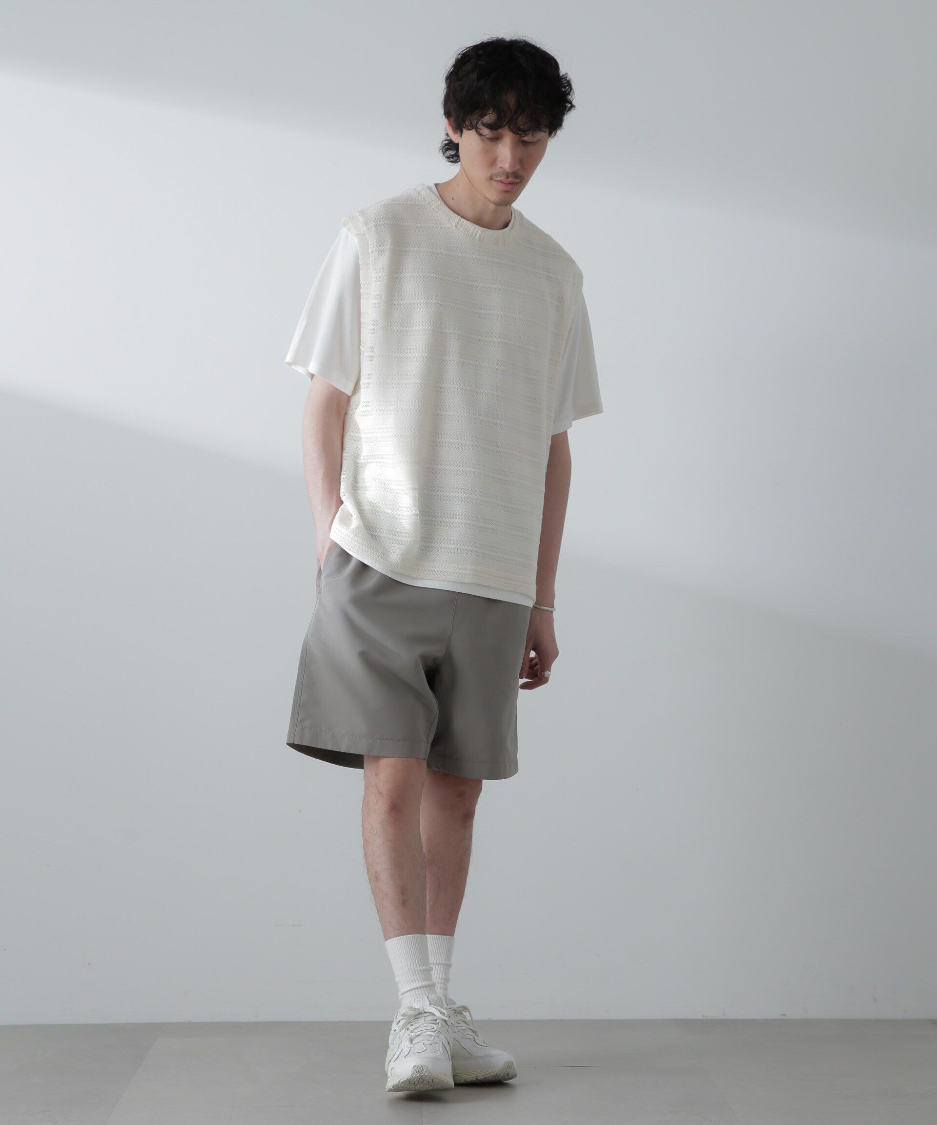 nano･universe「かぎ針アンサンブルTシャツ」|Tシャツ・カットソー|