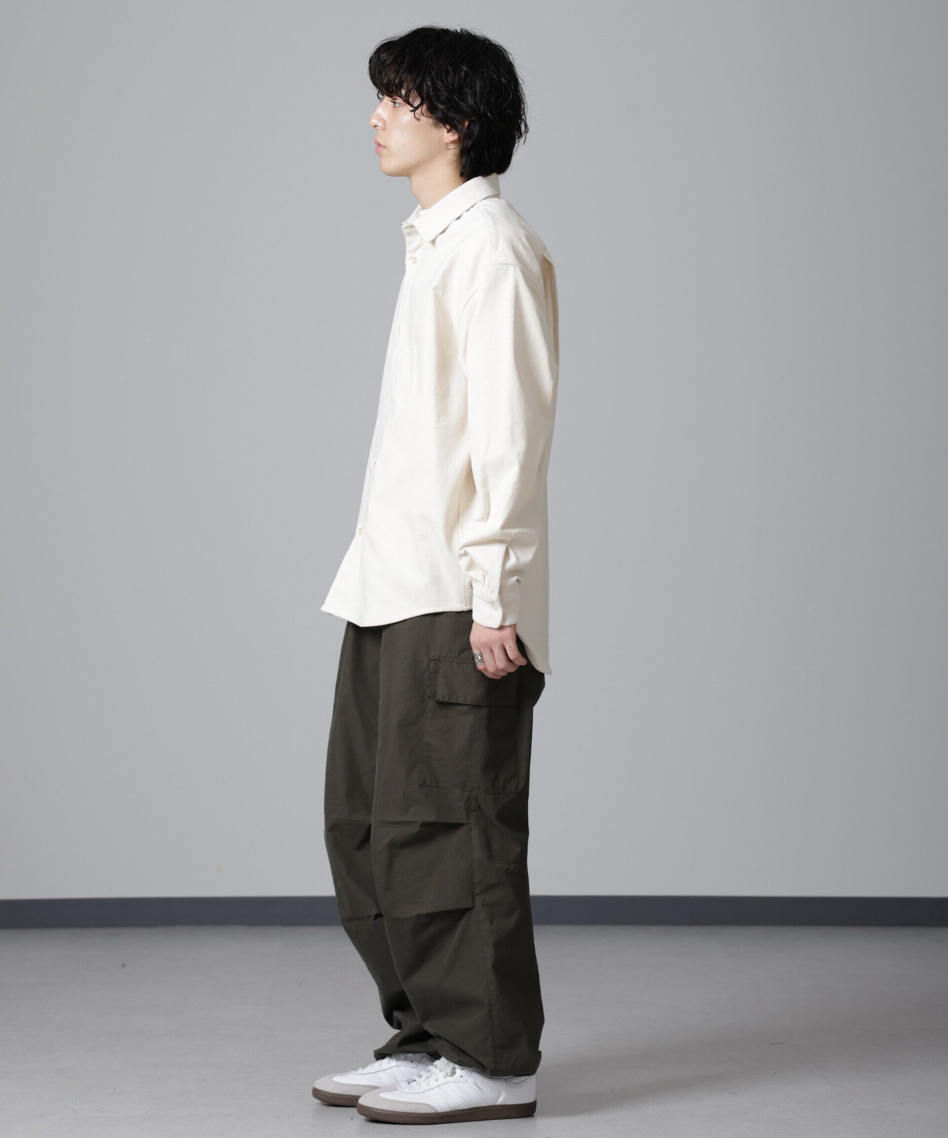 nano･universe「リラックスコーデュロイシャツ」|シャツ・ブラウス|