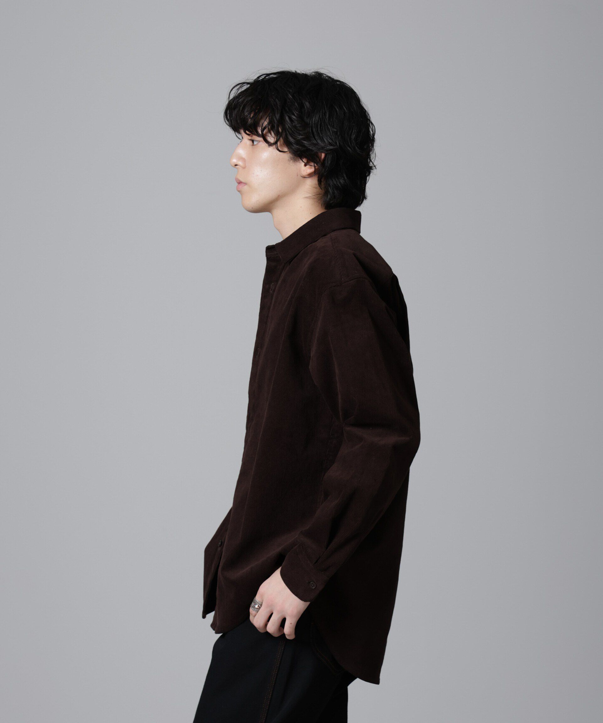 nano･universe「リラックスコーデュロイシャツ」|シャツ・ブラウス|